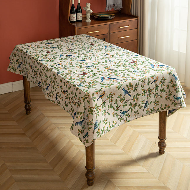 Elegant American Country Style Jacquard Table Cloth