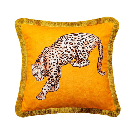 Fashion Leopard Sofa Waist Cushion Tide Brand Pillowcase - Wnkrs