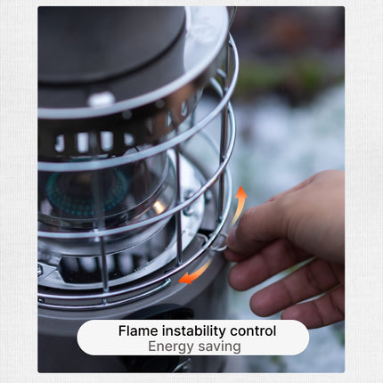 Réchaud à gaz d'extérieur multifonction portable avec fonctions de chauffage et de rôtissage
