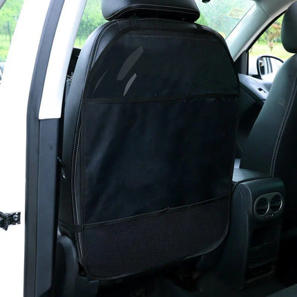 Cartoon Car Seat Back Protector with Storage Organizer - Wnkrs