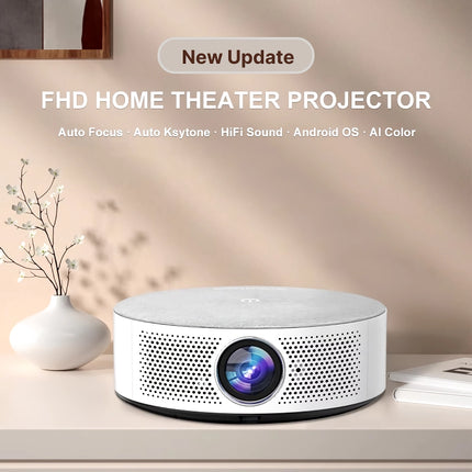 Projecteur Full HD 1080P à mise au point automatique, 30 000 lumens, prise en charge 4K, WiFi 5G