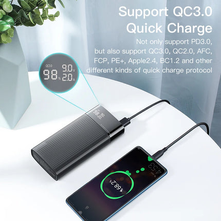 20000mAh Fast Charging Power Bank with QC3.0 and PD Technology