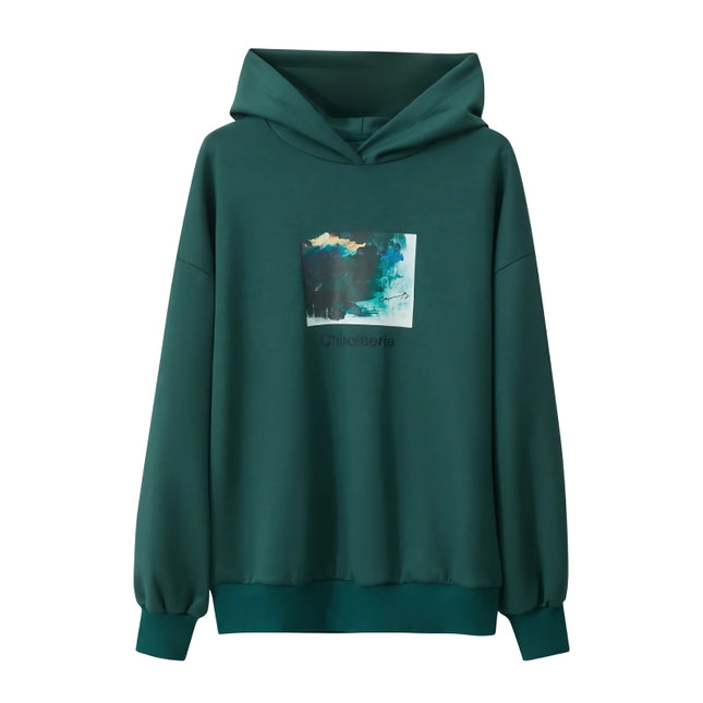 Sudadera con capucha informal de otoño