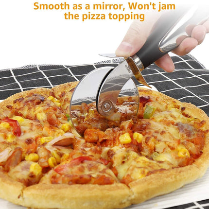 Pizza Cutter Wheel Kitchen Pizza Slicer Cutting Tool Stainless Steel Easy To Cut - Wnkrs