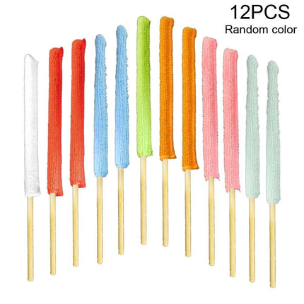 12pcs Microfiber Detail Duster Sticks for Precise Cleaning - Wnkrs