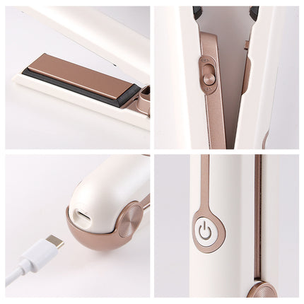 Mini lisseur portable 2 en 1 avec chargement USB