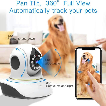 1080P Wireless Pet Camera with Interactive Laser Toy - Wnkrs