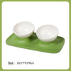 Green Double Bowl