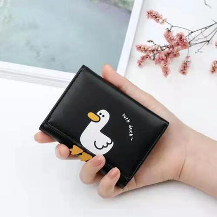 Charming Duck-Themed Mini Women's Wallet - Wnkrs