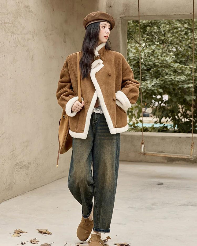 Vaqueros retro de cintura alta para mujer