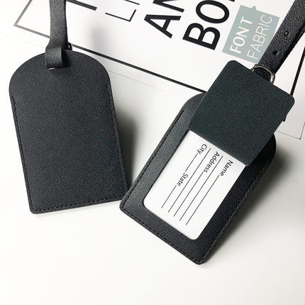 PU Leather Luggage Tag