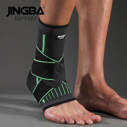 Protective Ankle Brace for Sports with Compression Nylon Strap - Wnkrs