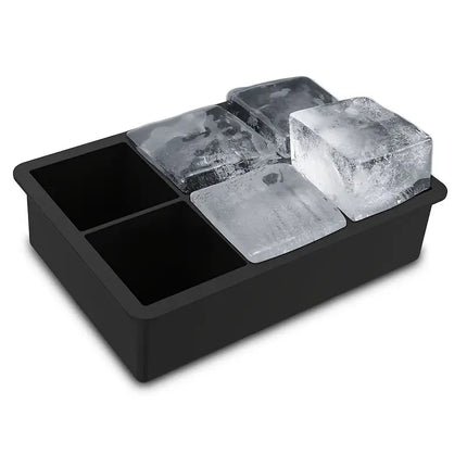 6 Grid Large Ice Cube Maker for Whiskey Cocktails and Drinks