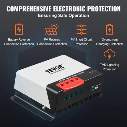 High-Efficiency MPPT Solar Charge Controller with Bluetooth - Wnkrs