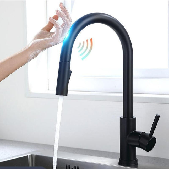 Gold Touch Sensor Kitchen Faucet - Wnkrs