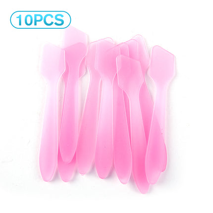 Lot de 10 mini spatules cosmétiques pour crèmes pour le visage et masques de maquillage