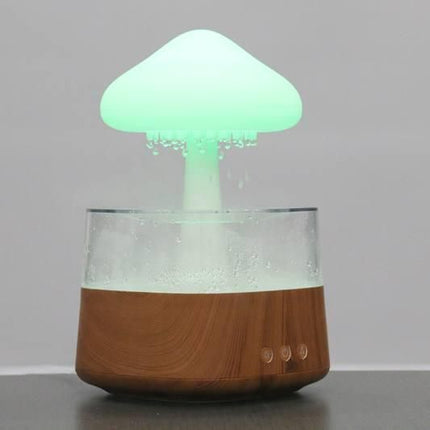 Humidificateur d'air et veilleuse en forme de nuage de pluie coloré avec aromathérapie