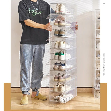 Transparent Shoe Storage Organizer Box - Wnkrs