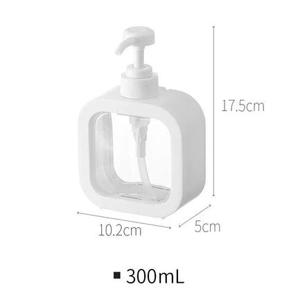 Botella dispensadora de jabón rellenable