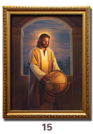 Jesus Portrait Immanuel Lord Christian Decorative Painting - Wnkrs