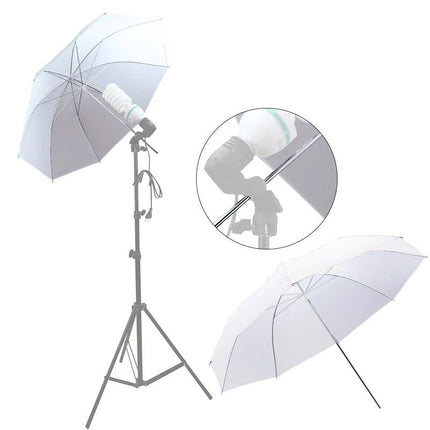 33" Soft Umbrella White Translucent 4-Pack for Studio Photography Lighting - Wnkrs