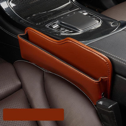 Luxury PU Leather Car Seat Gap Organizer - Model B2418 - Wnkrs