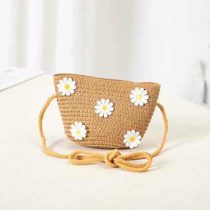 Ensemble chapeau de soleil et sac à main Daisy pour enfants