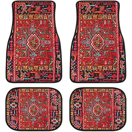 Persian Rug-Style Car Floor Mats - A Set of 4 - Wnkrs