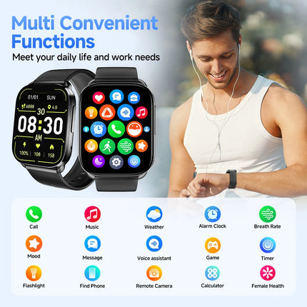 Smartwatch with 100+ Sport Modes