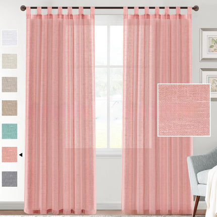 Linen Yarn Curtain Transparent Window Screen - Wnkrs