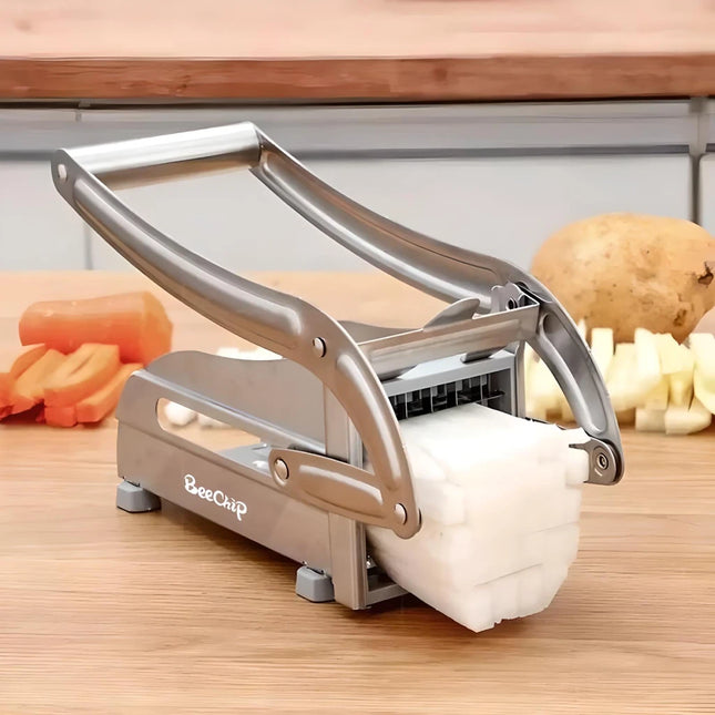 Stainless Steel Vegetable and Fruit Cutter - Multifunctional Manual Potato Slicer