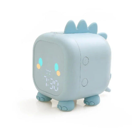 Dinosaur-Themed Kids' Alarm Clock with Voice Control and Night Light - Wnkrs