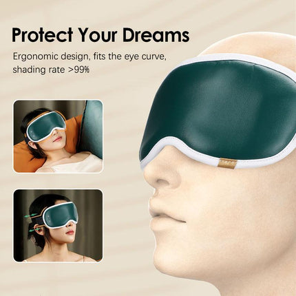 Masque chauffant pour les yeux sans fil au graphène avec massage 3D