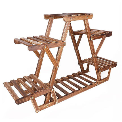 6 Tiered Wood Plant Stand - Wnkrs