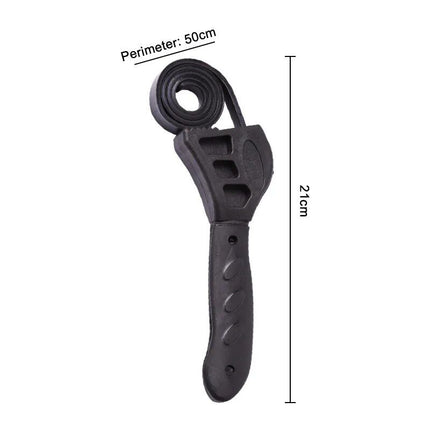 Adjustable Rubber Strap Wrench - Non-Slip Grip for Jar Lids & Oil Filters - Wnkrs