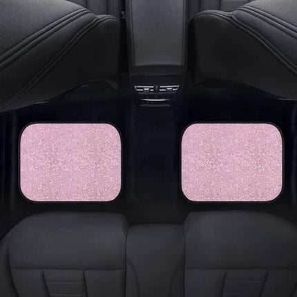 Pink Bling Print Universal Car Floor Mats - Wnkrs