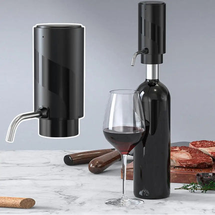 Electric Wine Aerator And Decanter Pump Dispenser Gift One Touch Operating Easy To Use Wine Decanter Kitchen Gadgets - Wnkrs