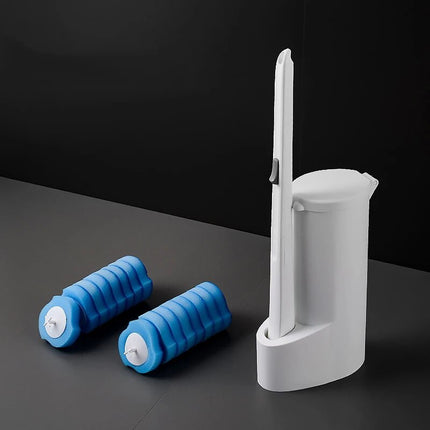 Kit de nettoyage de brosse de toilette jetable : solution de nettoyage hygiénique pour salle de bain