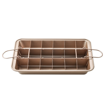 Kitchen Solid Bottom Thickened Square Brownie Pan Home Bakery - Wnkrs