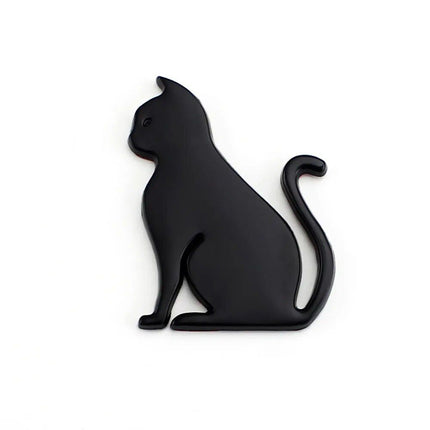 3D Metal Cat Car Sticker - Wnkrs