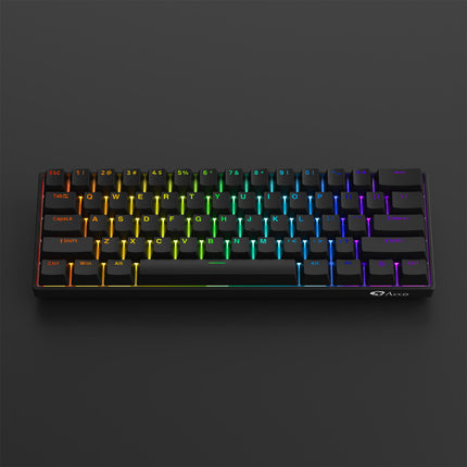 61-Key Wired Mechanical Gaming Keyboard with Rapid Trigger and RGB Backlight