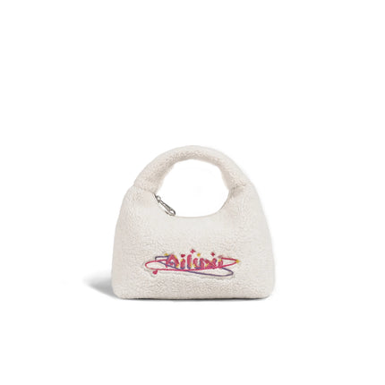 Lindo bolso de mano con forma de bola de masa de peluche para mujer: bolso bandolera exclusivo