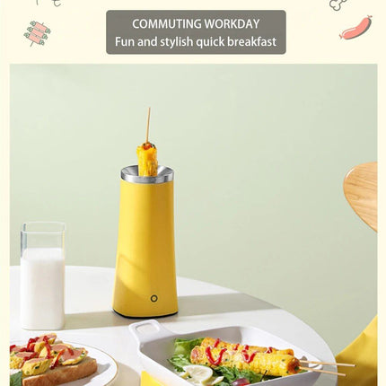 Compact Electric Egg Roll & Sausage Boiler - Non-Stick, Auto-Temperature Control - Wnkrs