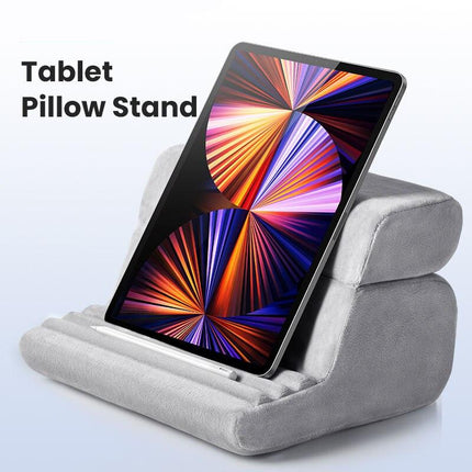 Adjustable Tablet & Phone Pillow Stand - Foldable & Portable Design for All Devices