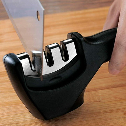 KNIFE SHARPENER Ceramic Tungsten Kitchen Knives Blade Sharpening System Tool USA - Wnkrs