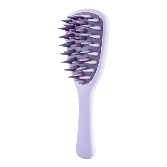 Brosse à shampooing à long manche en silicone pour le massage du cuir chevelu