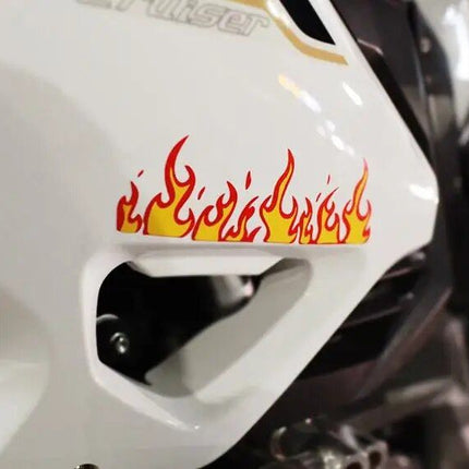 Vinyl Fire Stickers for Car, Motorcycle & Laptop - Wnkrs