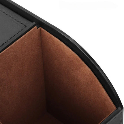 Leather Multi-Use Car Storage Box with Tissue Holder & Phone Stand - Wnkrs