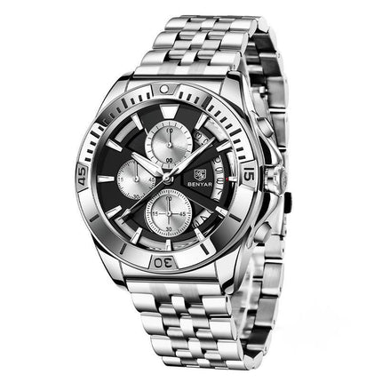 Reloj deportivo de cuarzo de lujo para hombre