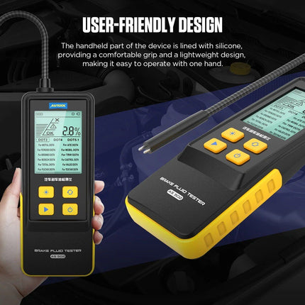 Advanced Brake Fluid Tester with Multi-Mode Detection and LED Display - Wnkrs